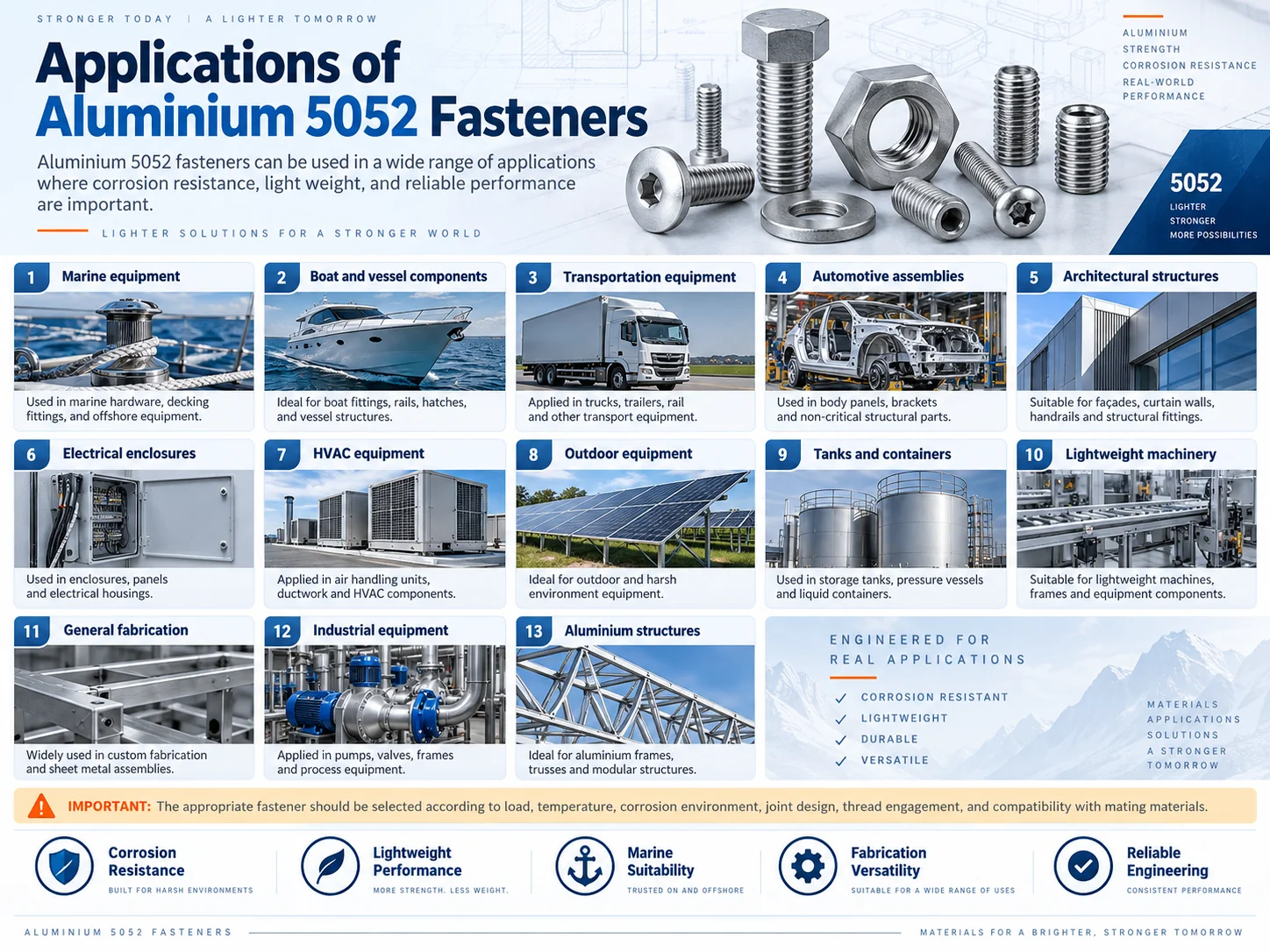 applications-of-aluminium-5052-fasteners