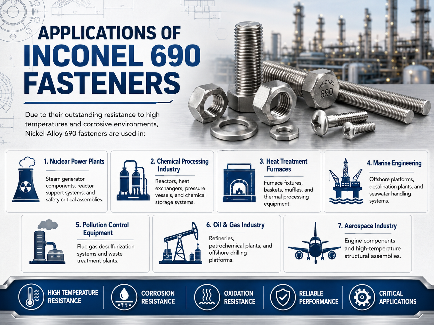 Manufacturing Process of Inconel 686 Fasteners