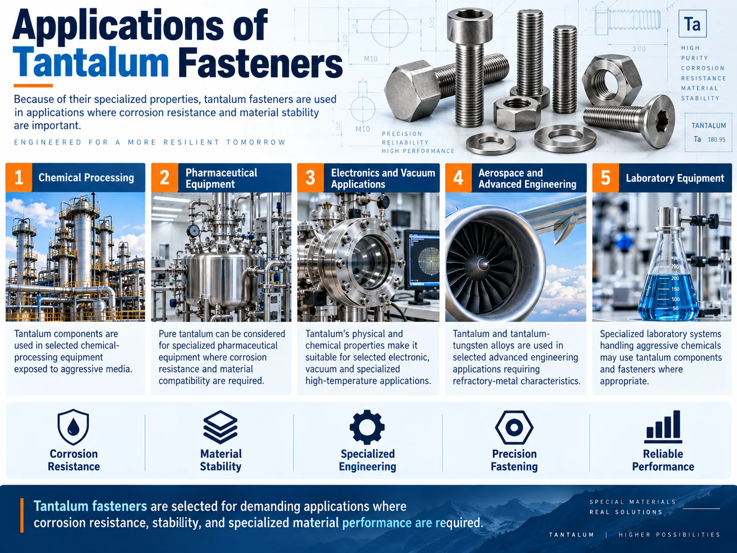 applications-of-tantalum-fasteners