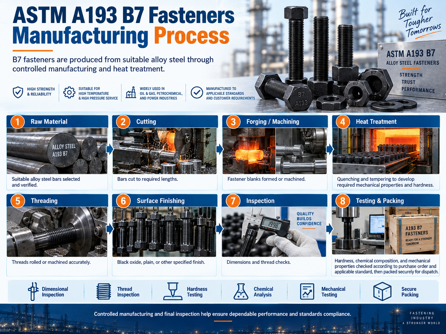 astm-a193-b7-fasteners-manufacturing-process