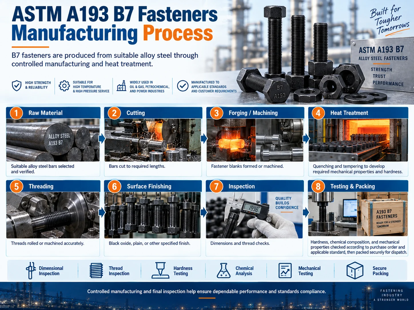 astm-a193-b7-fasteners-manufacturing-process