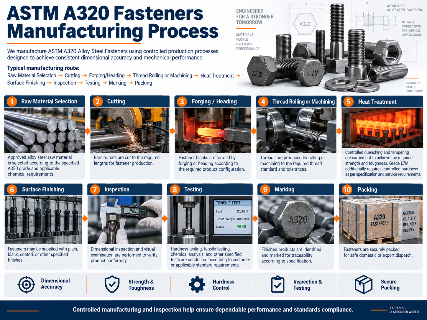 astm-a320-fasteners-manufacturing-process