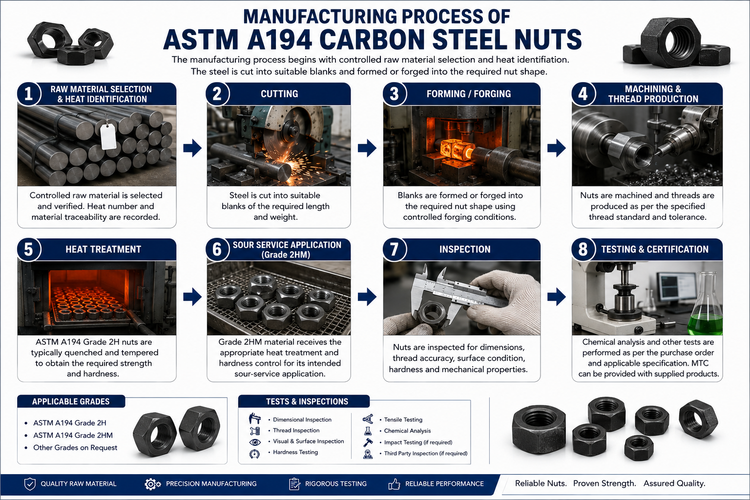 manufacturing-process-of-astm-a194-carbon-steel-nuts