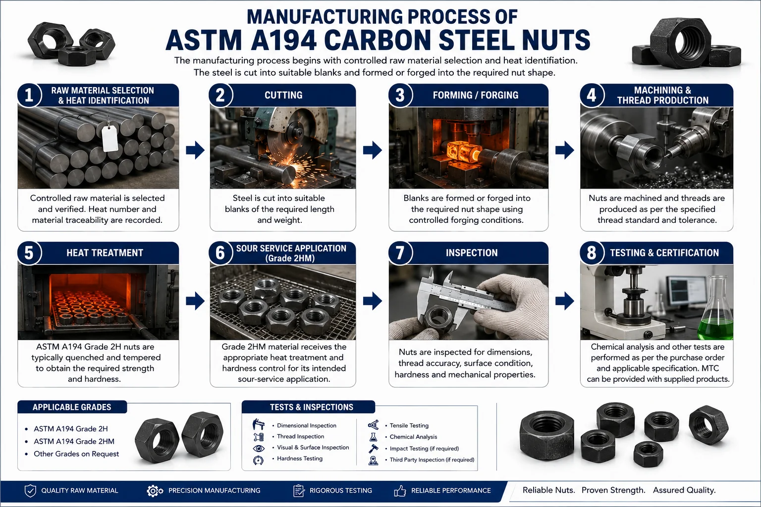 manufacturing-process-of-astm-a194-carbon-steel-nuts